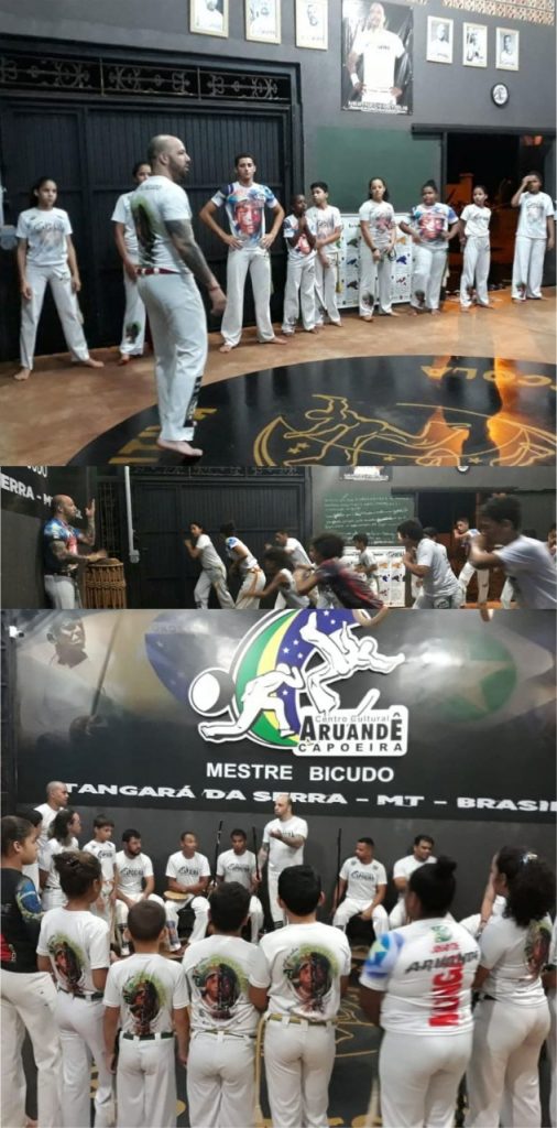 Aula de capoeira prática
